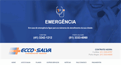 Desktop Screenshot of eccosalva.com.br