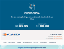 Tablet Screenshot of eccosalva.com.br
